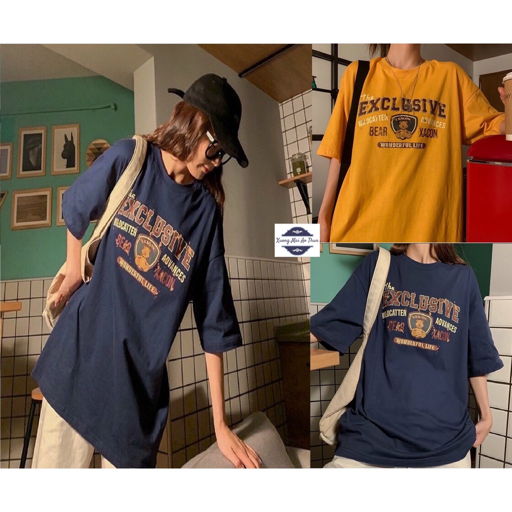 Áo phông form rộng tay lỡ unisex - Áo thun in hình con mèo - Sỉ áo thun số lượng lớn