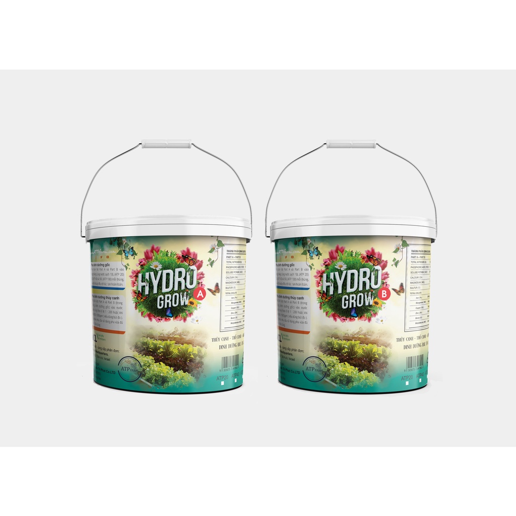 ATP Farm - ATP20 Bộ dinh dưỡng thủy canh cho rau lá - 20L ISRAEL ( dạng bột )