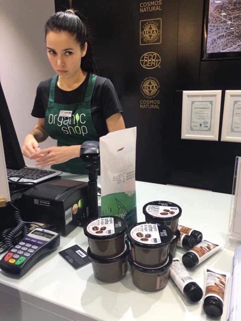 TẨY DA CHẾT Mặt CAFE ORGANIC