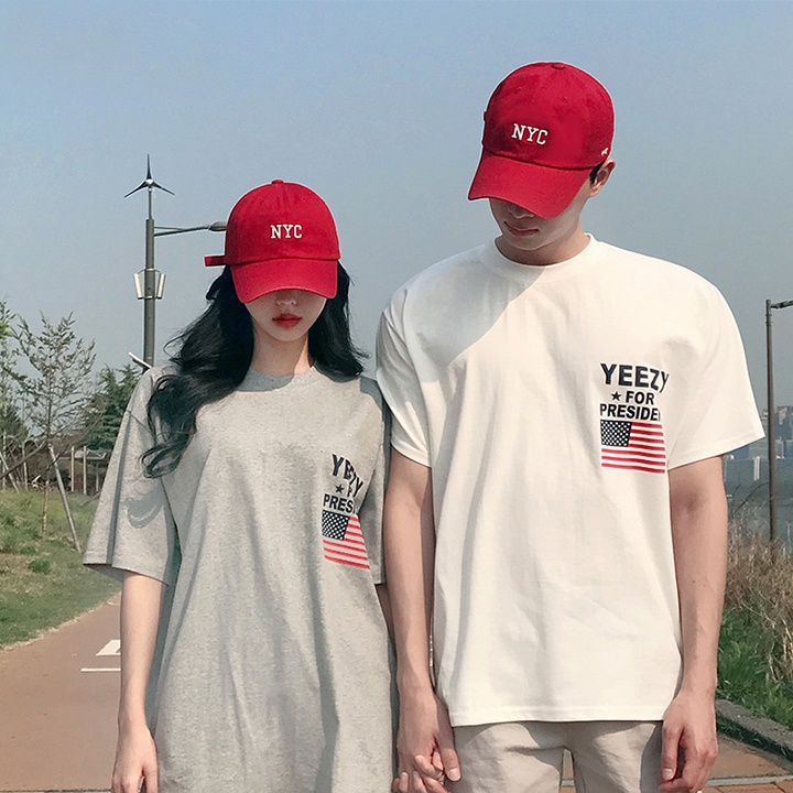 Áo Phông Đôi Logo Lá Cờ HOT TREND - I5060