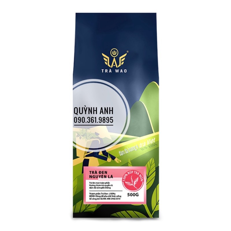 Trà đen nguyên lá / trà đen đặc biệt WAO 500g