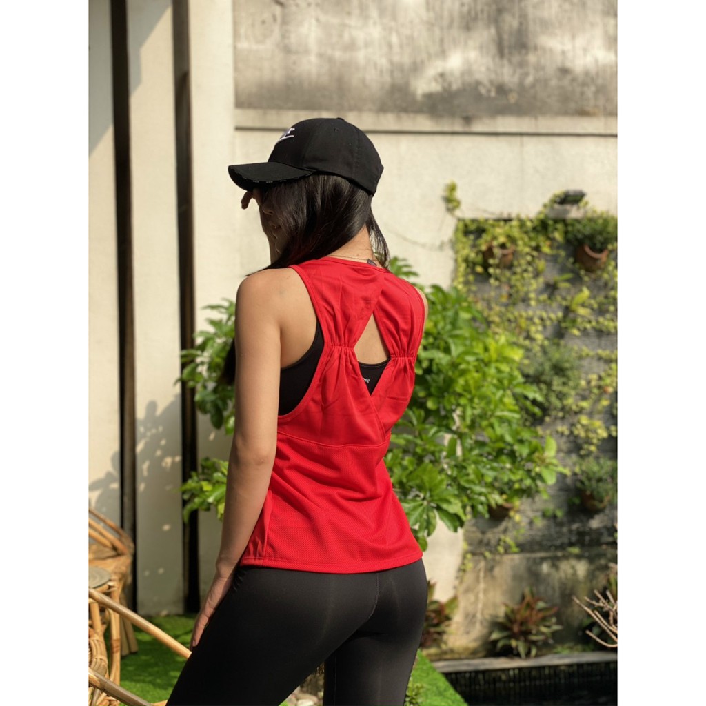 Áo tập gym tank lưới