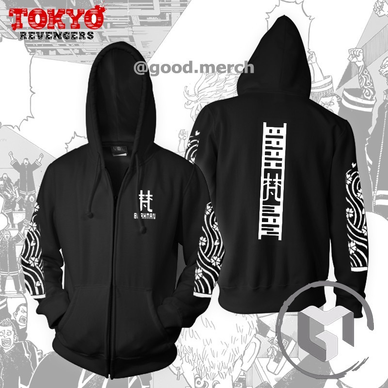 Mẫu áo Hoodie in hình ANIME TOKYO REVENGERS TOKYO BRAHMAN độc đẹp giá siêu rẻ