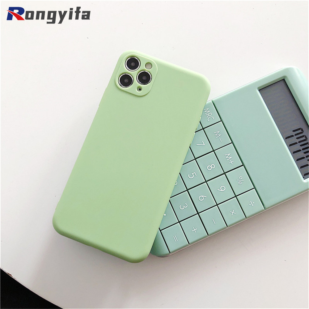 Ốp điện thoại màu trơn thời trang cho Xiaomi Redmi k30 k20 ultra note 8 7 poco f2 10x pro 5g