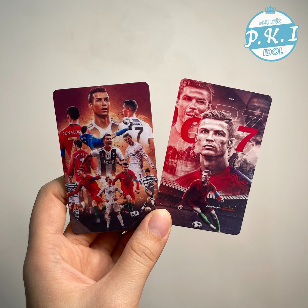 Bộ Card Thẻ Cầu Thủ Bóng Đá Ronaldo - Cr7 Đẹp Trai Phong Độ