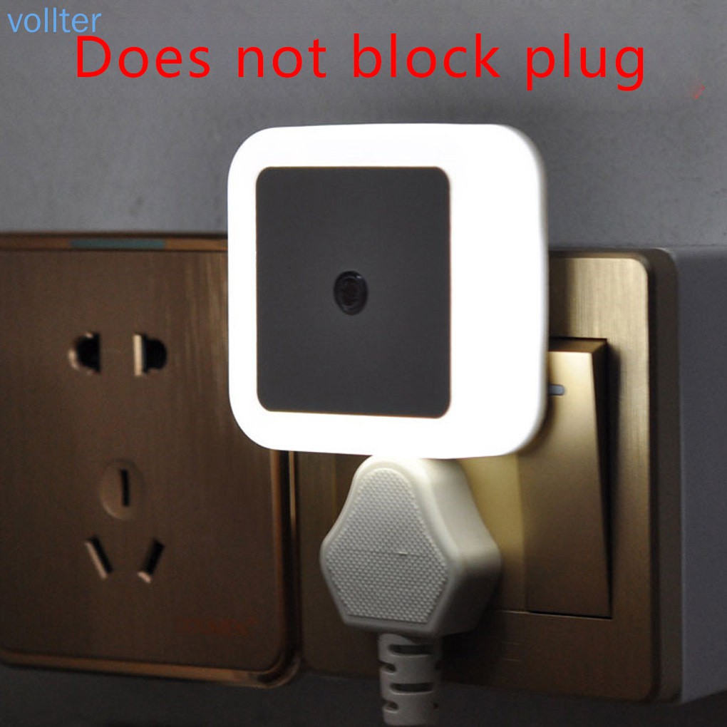 Đèn LED Đêm Cảm Biến Chuyển Động Phích Cắm US Dùng Cho Phòng Ngủ/Phòng Tắm/Cầu Thang/Nhà Bếp