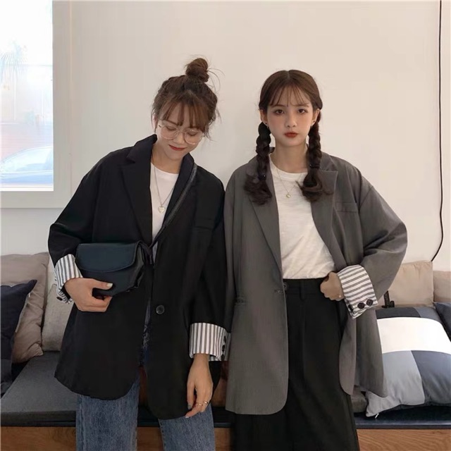 ORDER Áo khoác Blazer ulzzang dáng vừa, Blazer Hàn Quốc