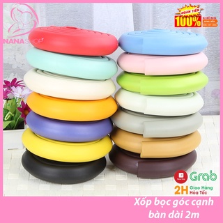 Xốp bọc cạnh bàn, góc bàn giữ an toàn cho bé (Bọc cạnh dài 2m, loại dày 12mm)