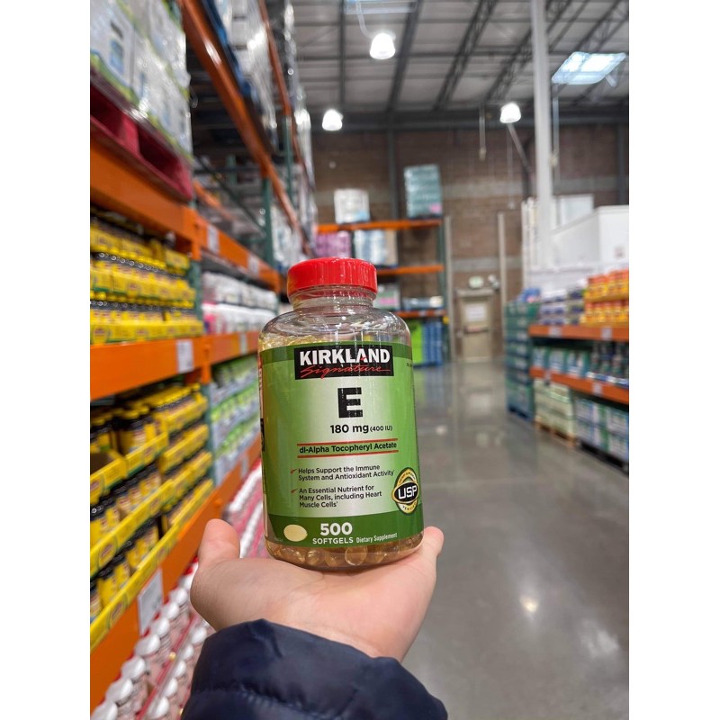 Vitamin E Kirkland 400ui - Vitamin E 500 viên Kirkland hỗ trợ làm đẹp da | BigBuy360 - bigbuy360.vn