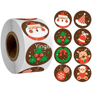 Set 500 Nhãn Dán Trang Trí Giáng Sinh Độc Đáo