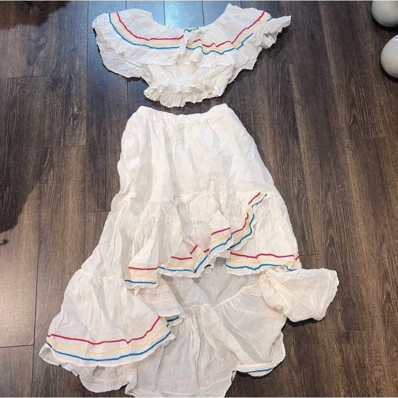 CHÂN VÁY XÔ PHONG CÁCH BOHO