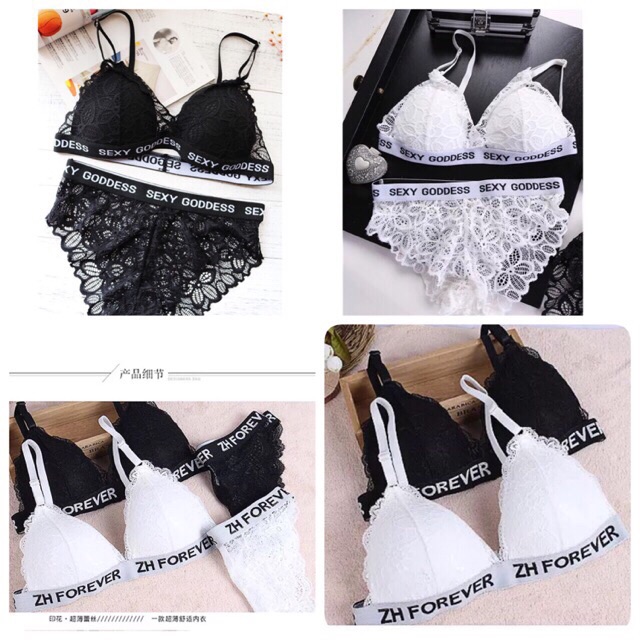 BỘ ĐỒ LÓT REN SEXY ĐẸP - Quần Lót Ren đăng ten sexy màu trắng màu đen | BigBuy360 - bigbuy360.vn