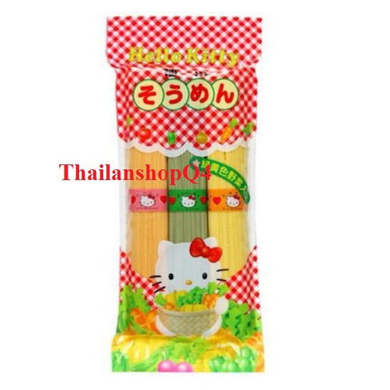 (HCM) Mỳ somen rau củ Hello Kitty 300g Nhật HSD 3/2022