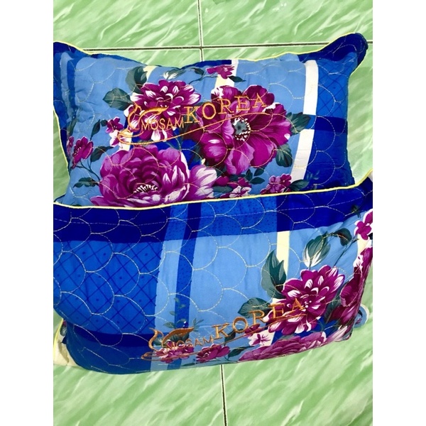Gối Gòn kèm áo gối thiêu 40*60 & 35*100