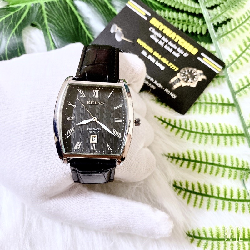 Đồng hồ nam Sk 2200 dây da nam mặt hình chữ nhật,hình vuông kim trôi nam tính | BigBuy360 - bigbuy360.vn