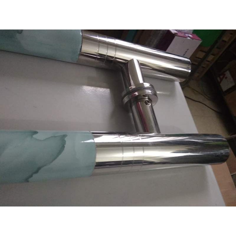 Tay kéo đẹp cho cửa thủy lực, Tay nắm cửa kính dài 60cm tâm lỗ 40cm - Taykeo60cmphuson
