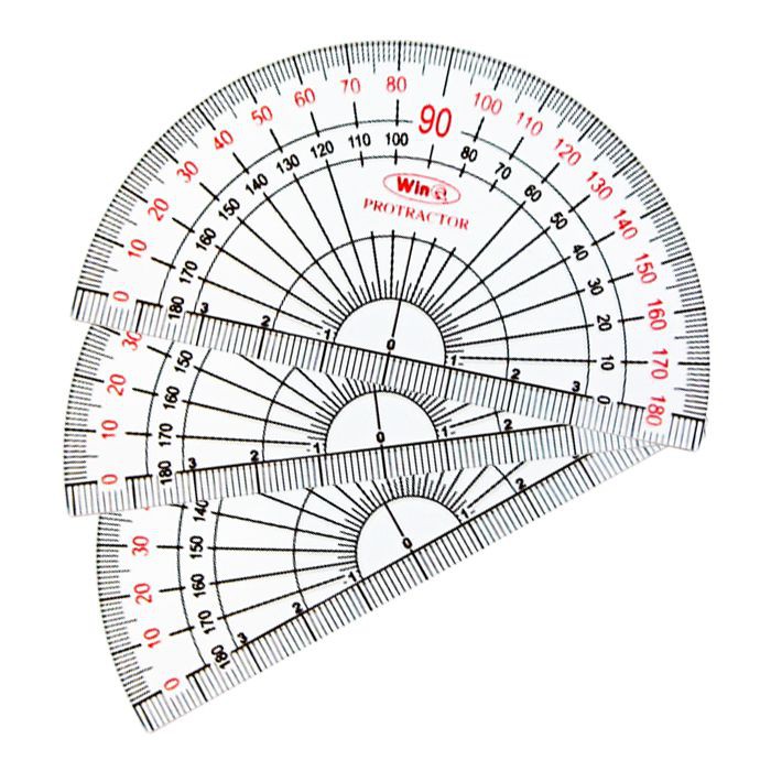 Combo 2 Thước kẻ đo độ WinQ nhỏ, No.3