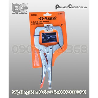 Kìm chết chữ C Asaki giử góc cửa nhôm