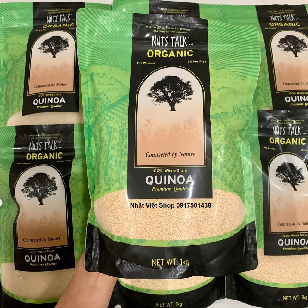 Hạt Diêm Mạch Quinoa Organic Nuts Talk 1kg