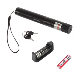ĐÈN PIN LASER 303 TIA XANH