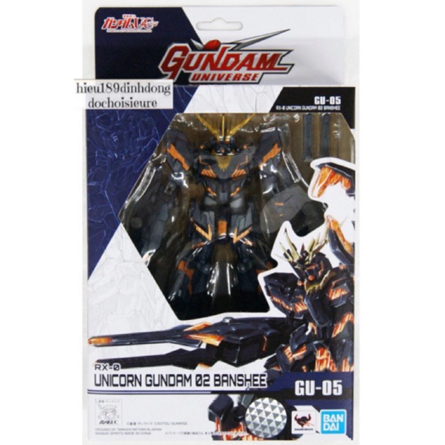 MÔ HÌNH Unicorn Gundam Banshee destroy mode Universe RX-0 Gundam Unicorn chế độ hủy diệt Full box chính hãng BANDAI