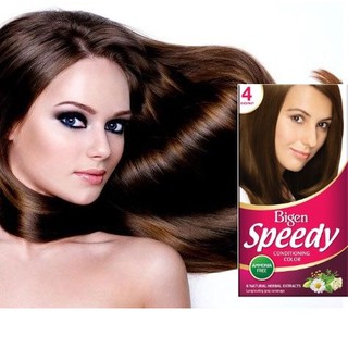 🍀Thuốc Nhuộm Tóc Bigen Speedy Chestnut 04