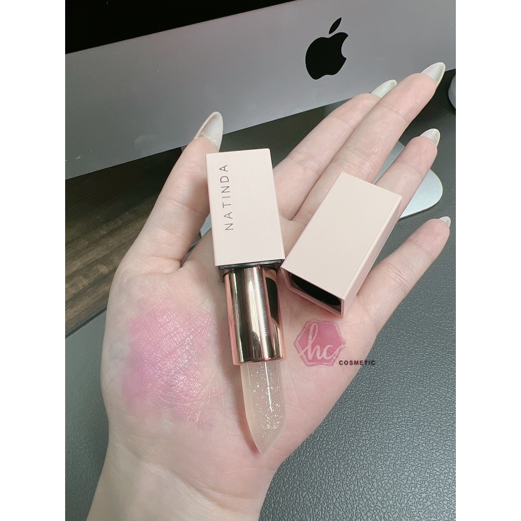 Son dưỡng ma thuật Natinda Magic Tattoo Gold Lipstick 3.5g, dưỡng lên màu hồng tự nhiên - Hương Chất Cosmetic