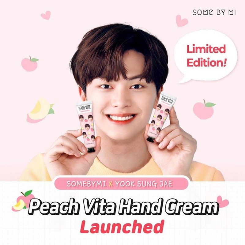 Kem Dưỡng Ẩm Chống Lão Hóa Da Tay Some By Mi Peach Vita Hand Cream 30g