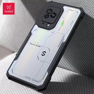 Ốp lưng Xundd cho Xiaomi Blackshark 5 Black Shark 5 Pro Sharks 5R chống sốc bảo vệ camera sau mặt lưng trong suốt
