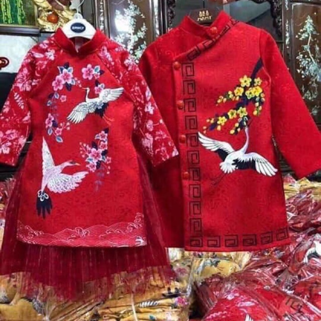 Áo dài cho bé trai/ bé gái