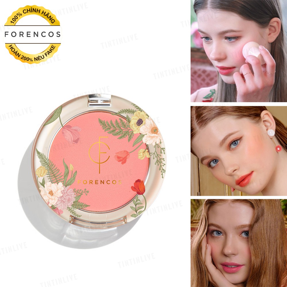 Phấn má hồng FORENCOS FLUOR BLUSHER 5g chính hãng Hàn Quốc