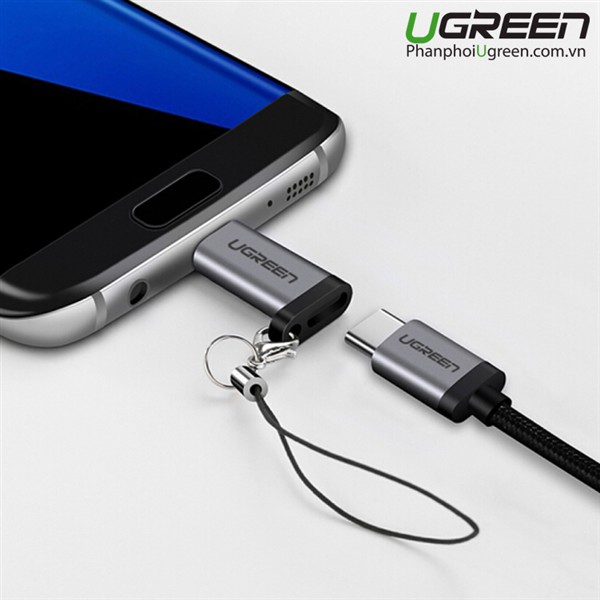 [Mã 2404EL10K giảm 10K đơn 20K] Đầu Chuyển Micro USB To Type-C UGREEN 50590