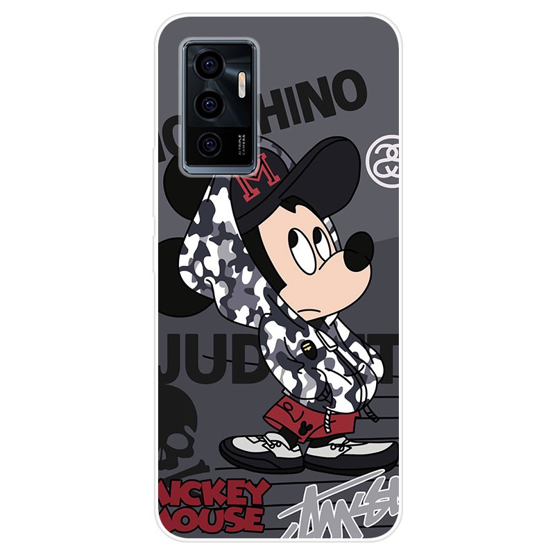 Ốp điện thoại TPU silicon mềm họa tiết hoạt hình bắt mắt cho VIVO V23e V 23e