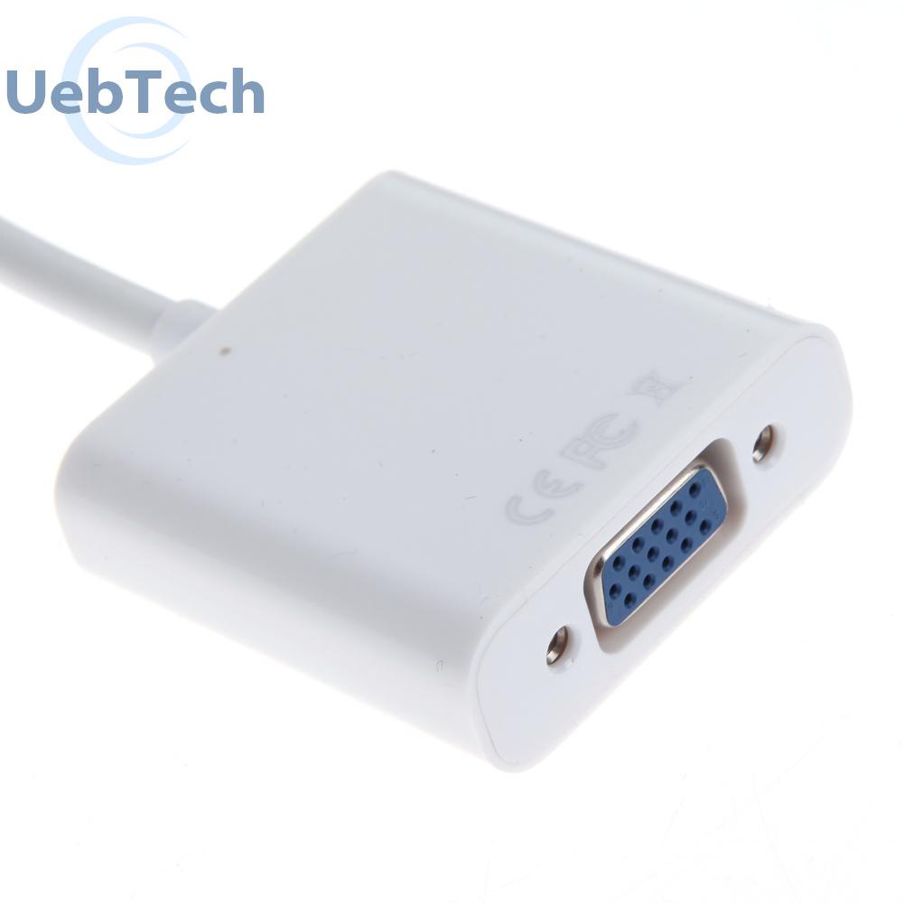 Uebtech 1080P Micro HDMI-compatible / Mini HDMI-compatible / HDMI-compatible to VGA Converter Adapter with Audio