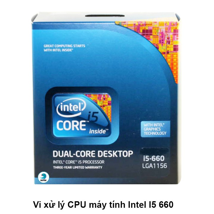 Máy tính để bàn Wifi Detek - Intel I5 660 Ram 4Gb SSD 120Gb Model : V0028 | BigBuy360 - bigbuy360.vn