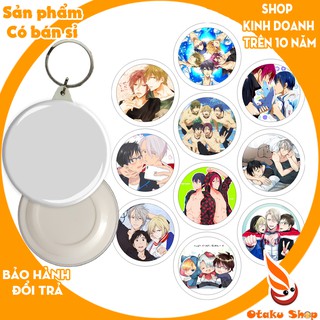 20/640 MẪU>Huy hiệu móc khóa Anime Vua bóng rổ kuroko,Vua Bóng Chuyền Haikyuu, Bơi Lội free Trượt Băng Yuri On Ice