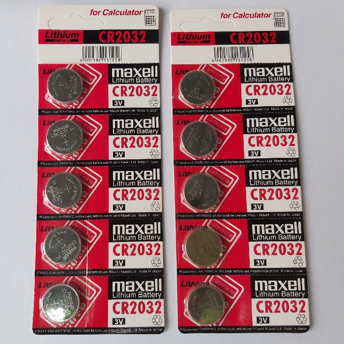 Viên Pin Maxell CR2032 3V dùng cho máy tiểu đường, nhiệt kế điện tử, cân điện tử