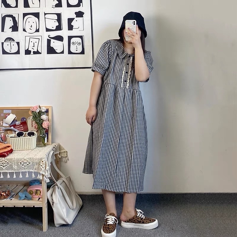 Đầm Bigsize Caro Baby Doll Dáng Dài