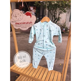 Bộ nỉ unchi cúc giữa hoa văn