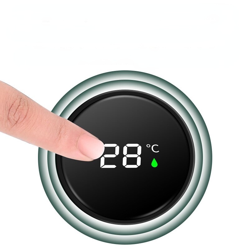 Bình Giữ Nhiệt Thông Minh Bằng Thép Không Gỉ 500ml Có Màn Hình Kỹ Thuật Số Tiện Dụng