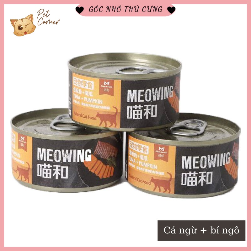 Pate (Súp) cá ngừ dinh dưỡng Meowing cho mèo 85gr