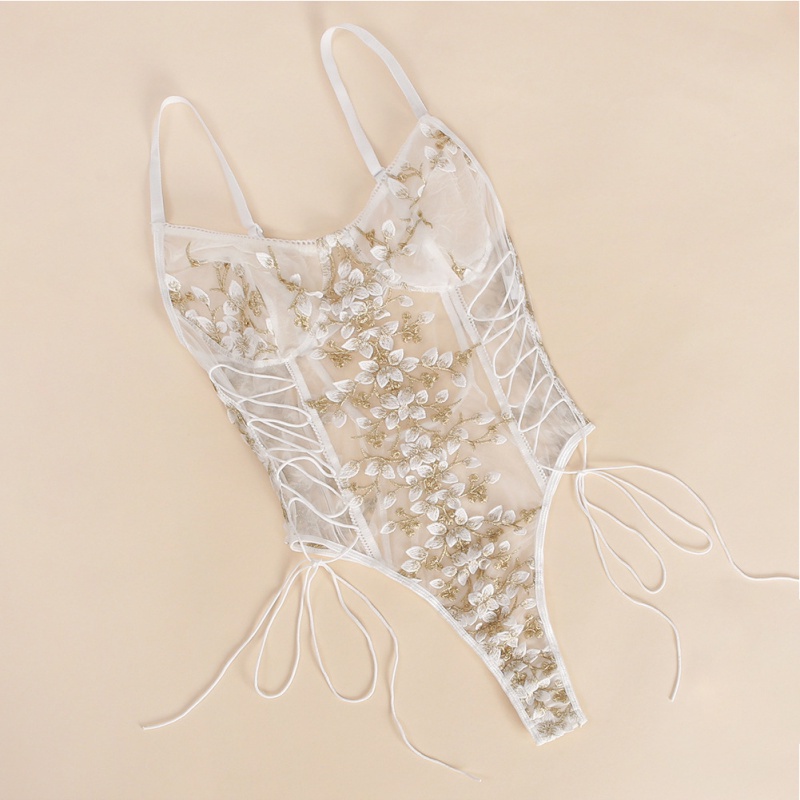 Áo lót liền quần VARSBABY hỗ trợ định hình thiết kế hở lưng phối ren cao cấp