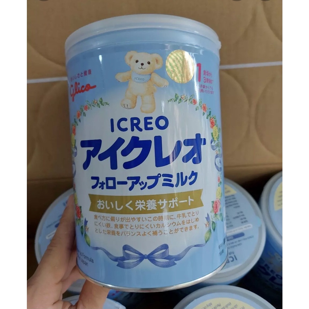 Sữa Glico Icreo số 1 820g nội địa Nhật cho bé 1Y-3Y