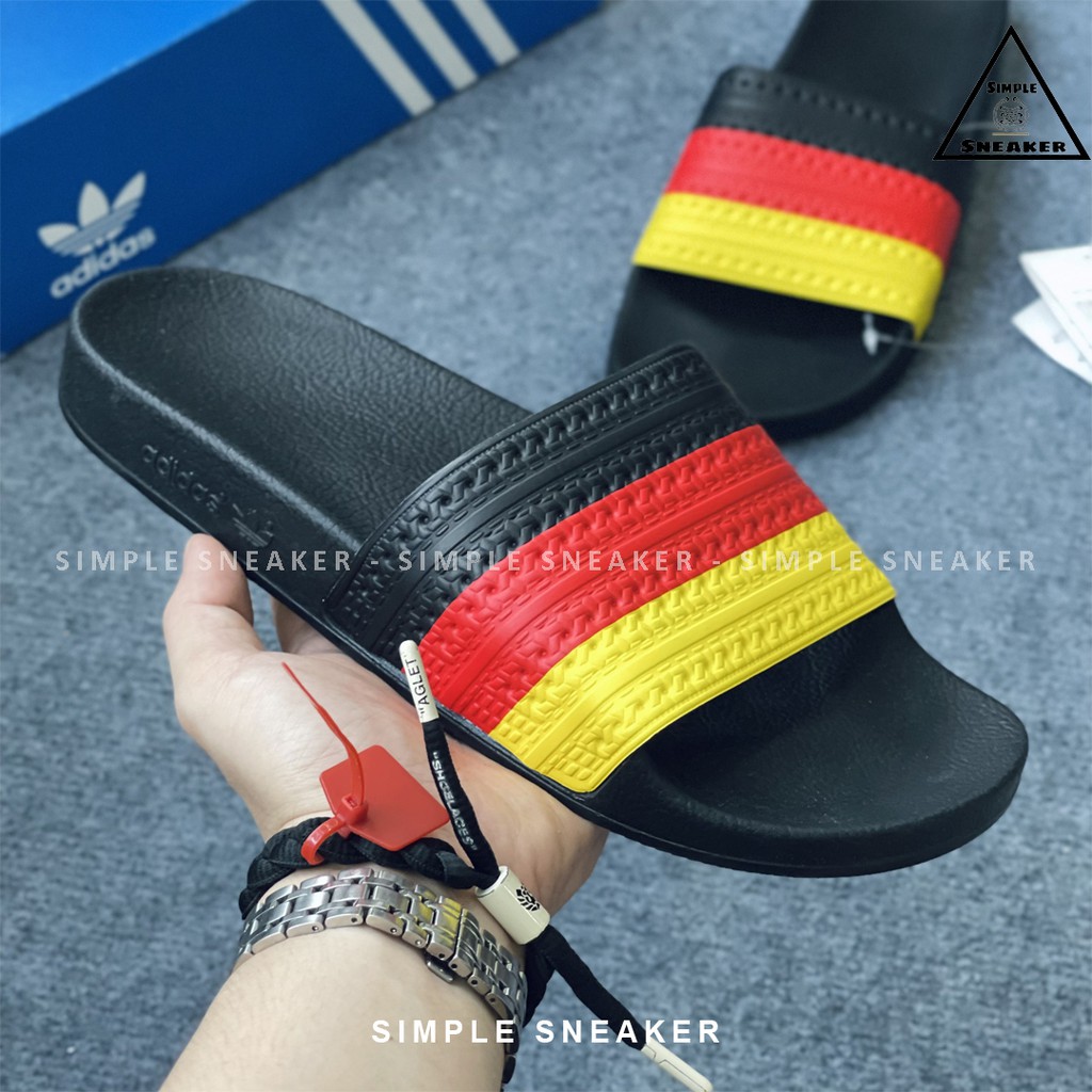 Dép Adidas Adilette Italy Chống Nước Chính Hãng 🔴SIMPLE SNEAKER🔴 Adidas Dép Lá Cờ Quốc Kỳ Các Nước G55379-G55377-G55380