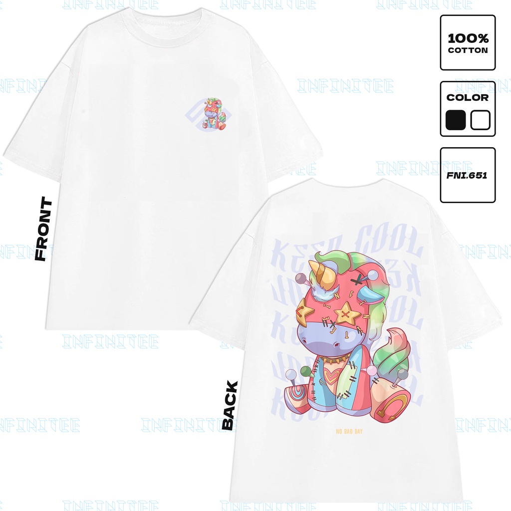 Áo thun INFINITEE Fni0651, Thun 100% Cotton - form rộng Unisex.