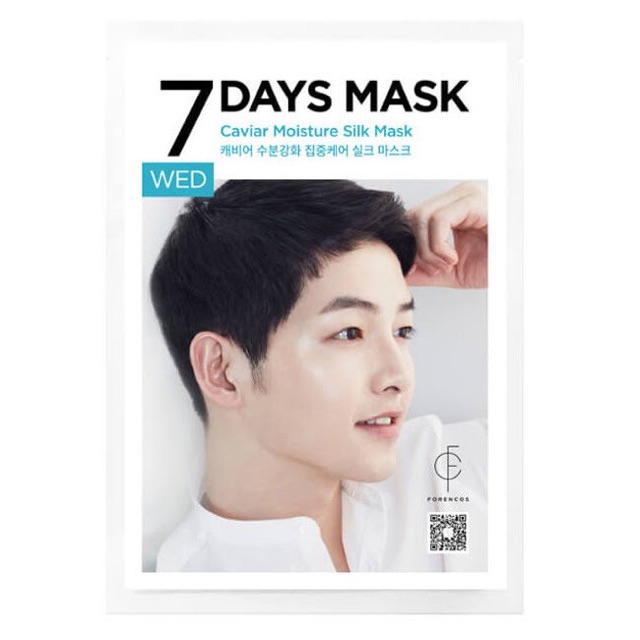 Hộp 10 Mặt Nạ Dưỡng Ẩm CAVIAR & HA Song Joong Ki 7Days Mask Chính Hãng