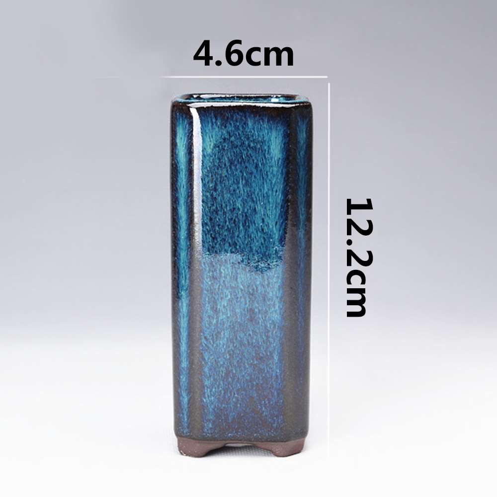 1 Chậu Hoa Mini Bằng Gốm Phong Cách Trung Hoa 4.6x12.2cm