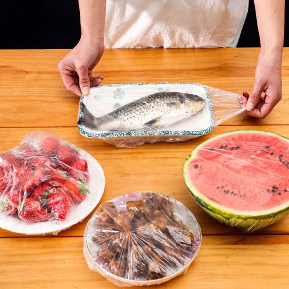 1 Cuộn Túi Nhựa Co Giãn Bọc Thực Phẩm Tái Sử Dụng Tiện Lợi
