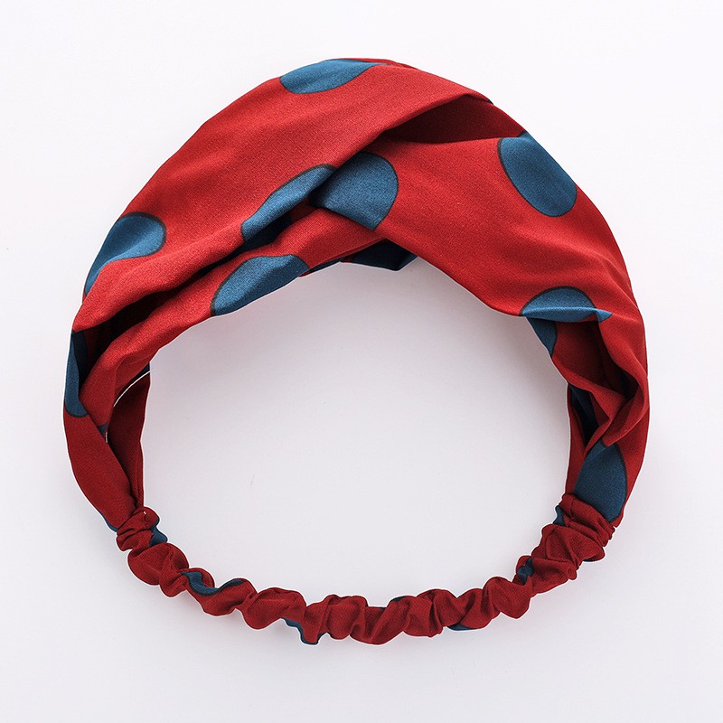 Băng đô chấm bi dễ thương không nhăn TB50