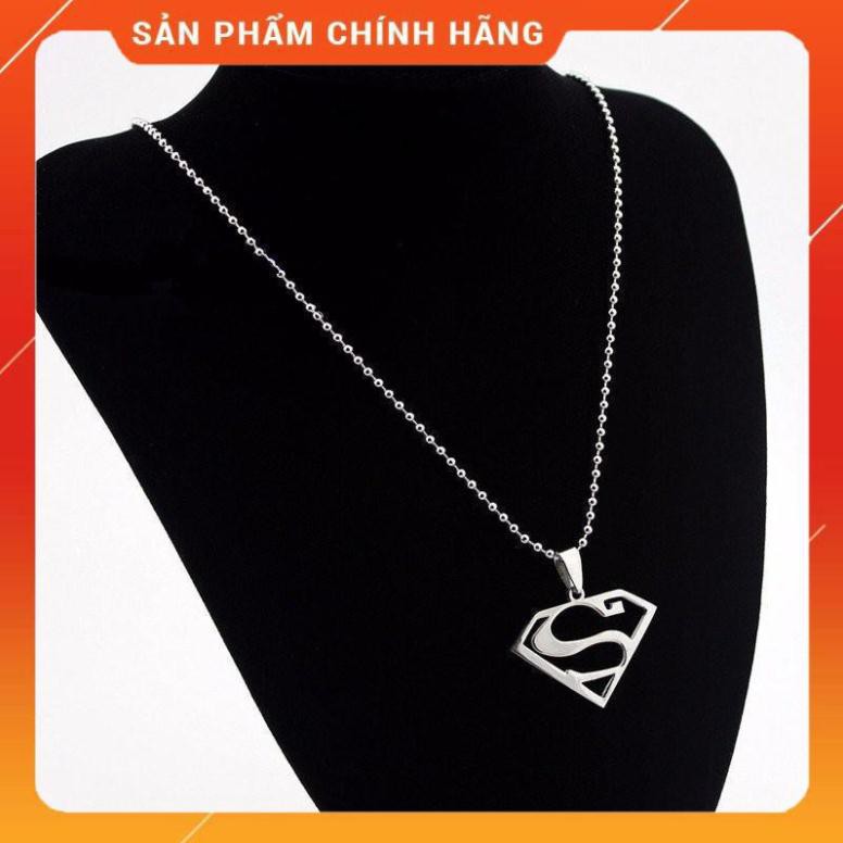 DÂY CHUYỀN INOX SUPER MEN ĐẸP CÁ TÍNH  (Mặt + dây như hình)